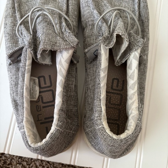 Hey Dude | Men's Wally Line Gray Slip On Shoes Size 13 Iron - Picture 3 of 8